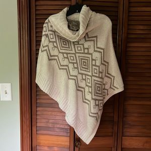 Knitted poncho